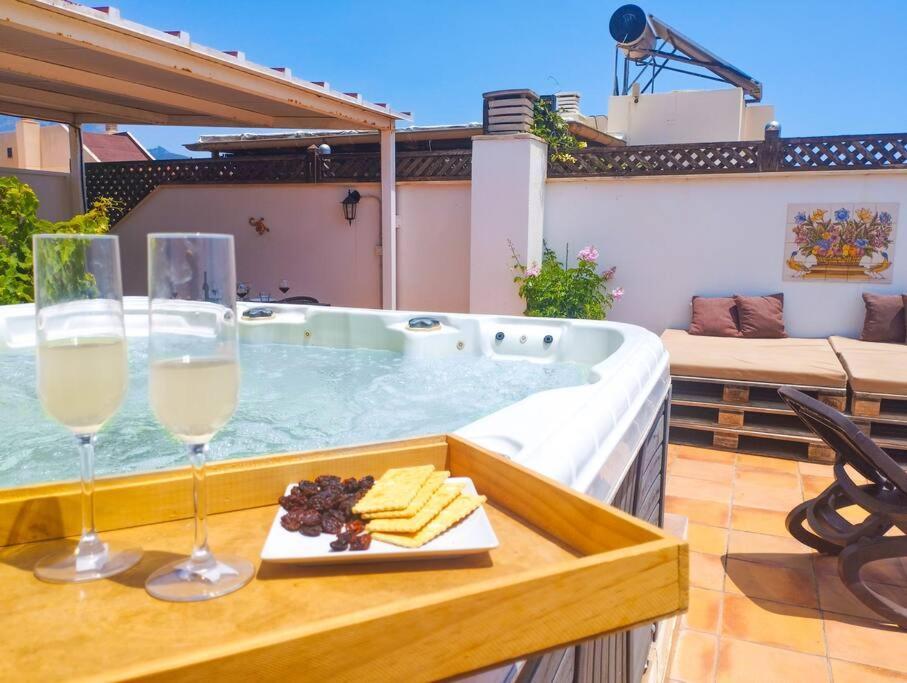 Penthouse With Jacuzzi And Spectacular Sea Views Apartment Nerja Exterior photo
